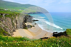 Slea Head Beach and coast, Dingle peninsula, County Kerry, Ireland