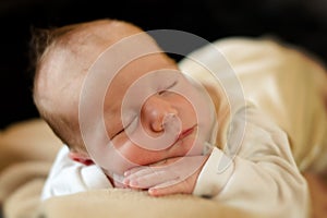 Beautiful sleeping baby