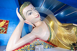 Beautiful Sleeping Buddha statue