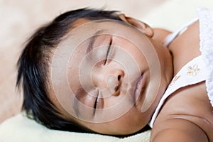Beautiful Sleeping Indian Child