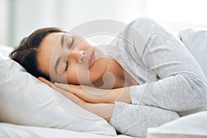 Beautiful sleeping woman