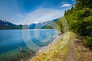 Beautiful Slocan Lake in interior British Columbia near the town of New Denver
