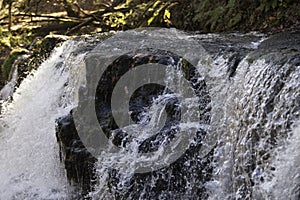 Beautiful slow shutter speed on waterfalls in south wales