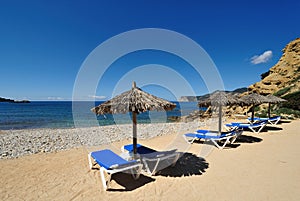 Beautiful small beach in Ibiza