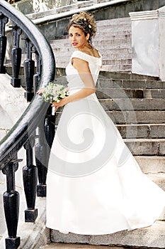 Beautiful smiling bride