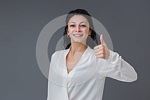 Beautiful smiling Turkish young woman