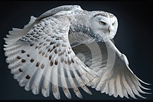 Beautiful Snowy Owl Picture set. taking flight, prey in the snow, spreading its wings and more.