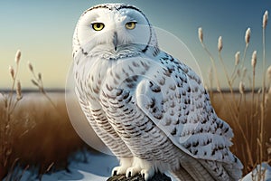 Beautiful Snowy Owl Picture set. taking flight, prey in the snow, spreading its wings and more.