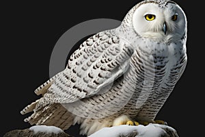 Beautiful Snowy Owl Picture set. taking flight, prey in the snow, spreading its wings and more.