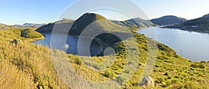 Lake Hodges Panoramic Landscape From Fletcher Point in San Dieguito River Park photo