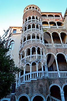 A Beautiful Spiral Staircase in Venice