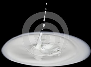 beautiful splash of drop milk