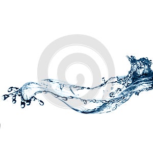 Beautiful splash of pure water