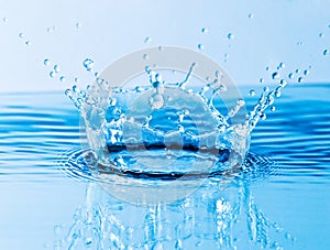 Beautiful splash of water