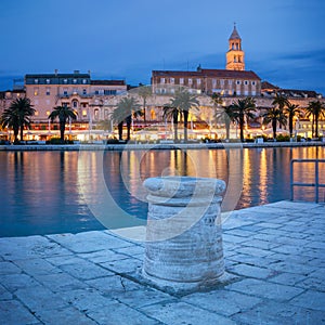 Split at NIght, Croatia