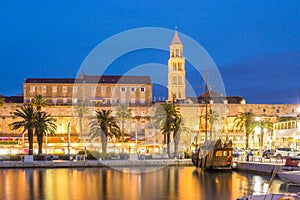 Split at NIght, Croatia