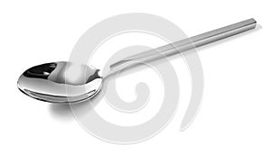 beautiful spoon Stainless steel isolated