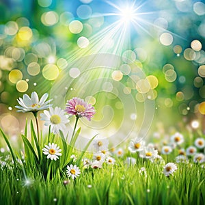 Spring Background With Bokeh