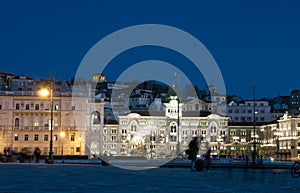 Trieste by night
