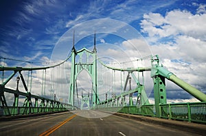 Beautiful st. johns historic bridge