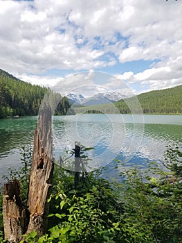 Beautiful Stanton Lake in the Flathead National Forest, Montana