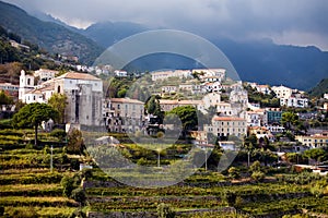 Beautiful steep village of Ravello