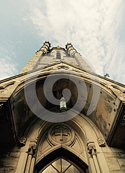 A beautiful stone church on Euclid Avenue in Cleveland, Ohio