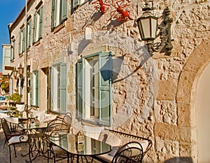 Beautiful Stone Street in AlaÃ§ati