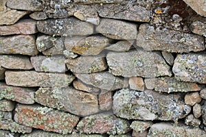 Beautiful stone wall, hand-made and very old