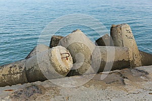 A beautiful stone way on the bulgarian coast.