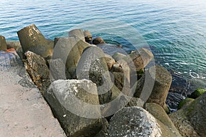 A beautiful stone way on the bulgarian coast.