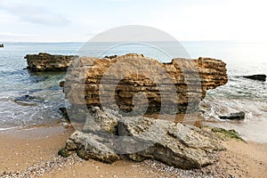 A beautiful stone way on the bulgarian coast.