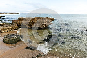 A beautiful stone way on the bulgarian coast.