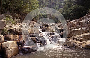 Beautiful stones in the creek