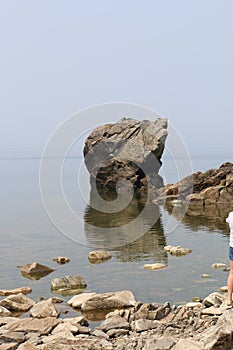 Century-old stones in Lake Baikal