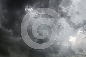 Beautiful storm sky with clouds