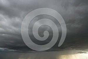 Beautiful storm sky with clouds