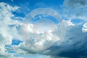 Beautiful stormy sky