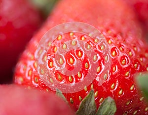 Beautiful strawberry healthy natural fresh food