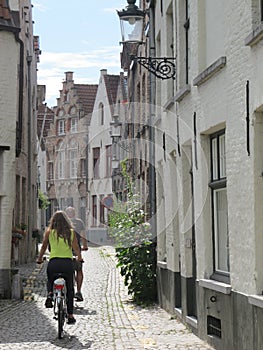 Beautiful street in Brugge