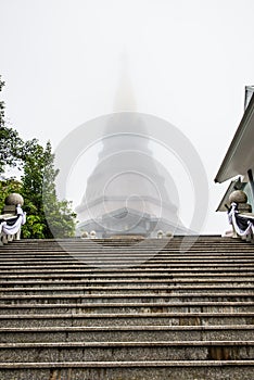 Beautiful stupa on mountain at Doi Inthanon national park