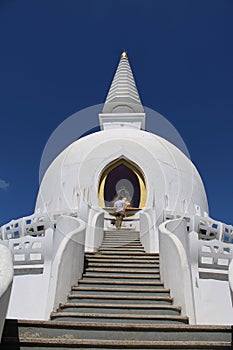 Beautiful stupa at Zalaszanto