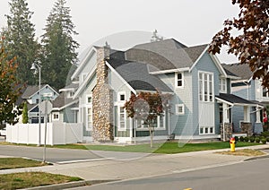 Beautiful Subdivision Houses Homes Exteriors Front Street Elevation