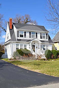 Beautiful Suburban White House