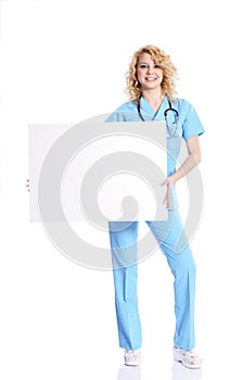 Beautiful successful nurse doctor - Healthcare wor