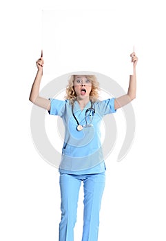 Beautiful successful nurse doctor - Healthcare workers