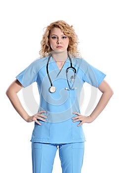 Beautiful successful nurse doctor - Healthcare workers