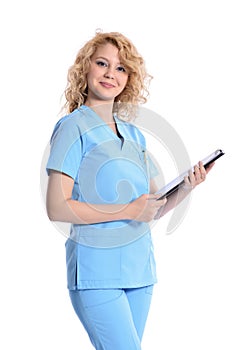 Beautiful successful nurse doctor - Healthcare workers