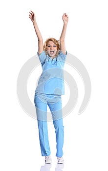 Beautiful successful nurse doctor - Healthcare workers