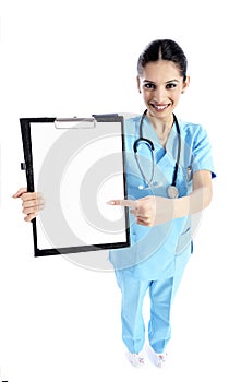 Beautiful successful nurse doctor - Healthcare workers